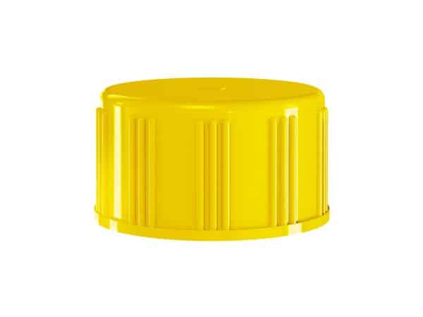 Tampa simples rosca M1 20-410 amarelo