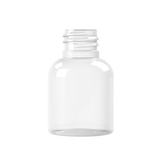 Frasco PET 30ml M1 cilíndrico 20/410 transparente