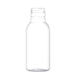 Frasco PET 30ml M1 cilindrico PP18 transparente
