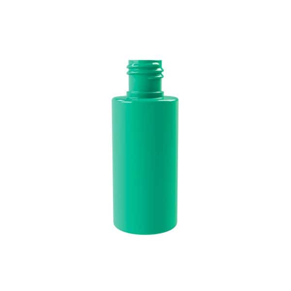 Frasco PET 50ml M4 cilindrico 20-415 verde