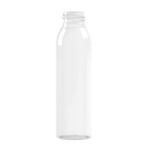 Frasco PET 100ml M3 cilindrico 24-410 transparente 20g