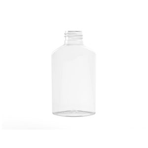 Frasco PET 100ml M2 oval 24-410 transparente