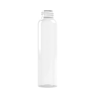 Frasco PET 125ml M2 cilindrico 24-410 transparente
