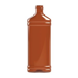 Frasco PET 150ml oval 20-415 ambar