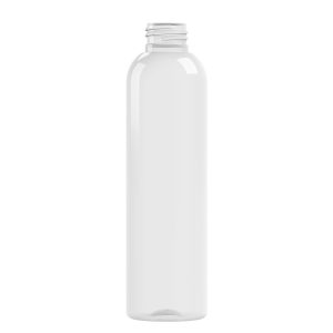Frasco PET 200ml M2 cilindrico 24-410 transparente