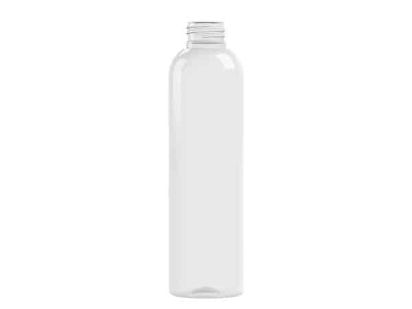 Frasco PET 200ml M2 cilindrico 24-410 transparente