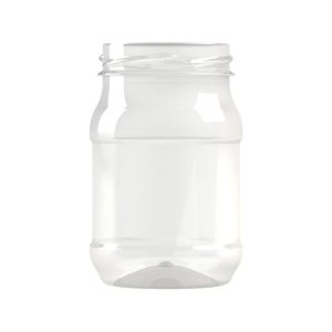 Frasco PET 225ml M1 cilindrico BL 58 transparente