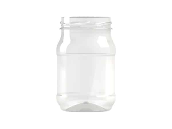 Frasco PET 225ml M1 cilindrico BL 58 transparente