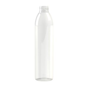 Frasco PET 250ml M3 cilindrico 24-410 transparente