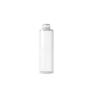 Frasco PET 250ml M4 cilindrico 28-410 INV transparente