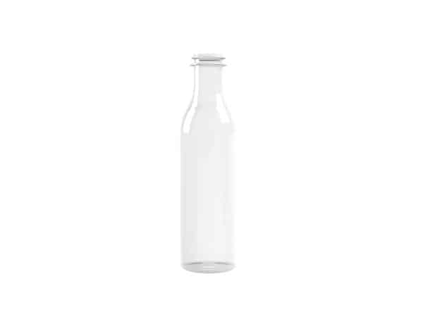 Frasco PET 250ml M3 cilindrico 29-21 transparente