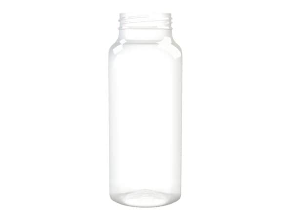 Frasco PET 250ml M2 quadrado 38 3E transparente