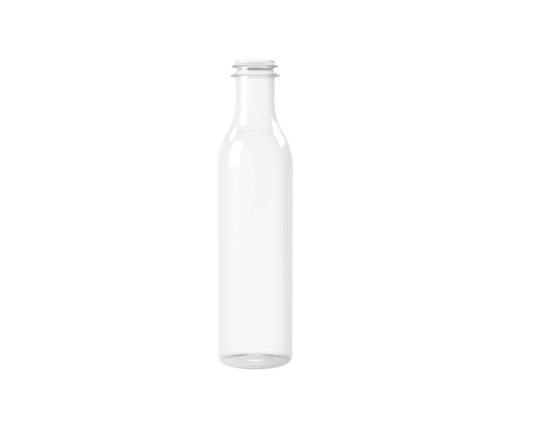 Frasco PET 270ml M3 cilindrico 29-21 transparente