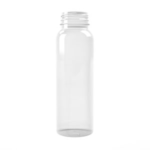 Frasco PET 300ml cilindrico 38 3E c_anel transparente