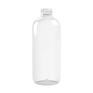 Frasco PET 300ml M5 cilindrico 24/410 transparente