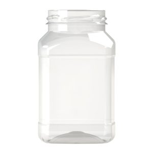 Frasco PET 400ml M1 quadrado BL 58 transparente