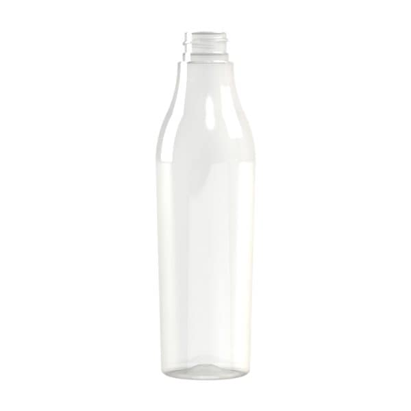 Frasco PET 400ml M1 conico 28-410 transparente