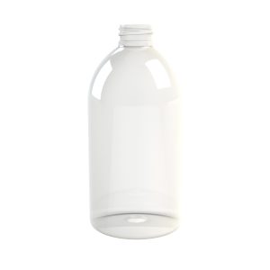 Frasco PET 500ml M1 cilindrico 28-410 transparente