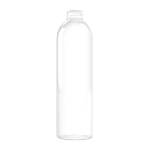 Frasco PET 500ml M2 cilíndrico 28/410 INV transparente 28g