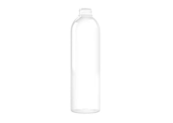 Frasco PET 500ml M2 cilíndrico 28/410 INV transparente 28g