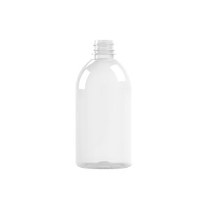 Frasco PET 500ml M1 cilindrico 28-410 INV transparente 45g