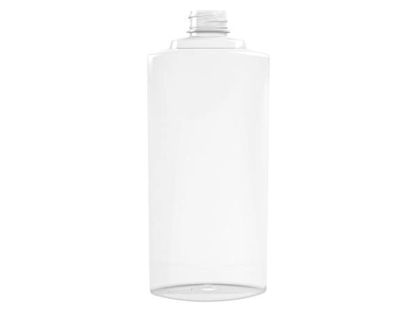 Frasco PET 500ml M4 Oval 28-410 transparente