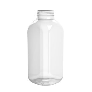Frasco PET 500ml M2 quadrado 38 3E transparente