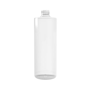 Frasco PET 500ml M4 cilíndrico 24/410 branco 33g - transparente