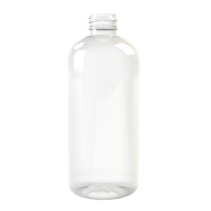 Frasco PET 500ml M7 cilíndrico 28/410 INV transparente