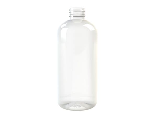 Frasco PET 500ml M7 cilíndrico 28/410 INV transparente