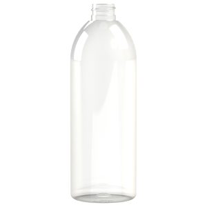 Frasco PET 750ml M1 cilíndrico 28/410 transparente