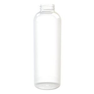 Frasco PET 750ml M2 cilíndrico 38 3E transparente 35g