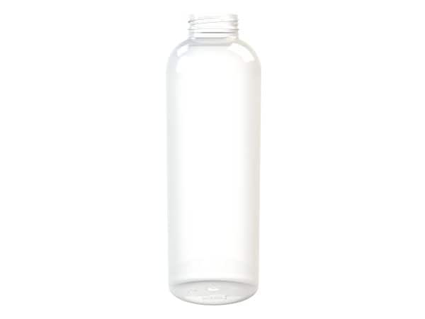 Frasco PET 750ml M2 cilíndrico 38 3E transparente 35g