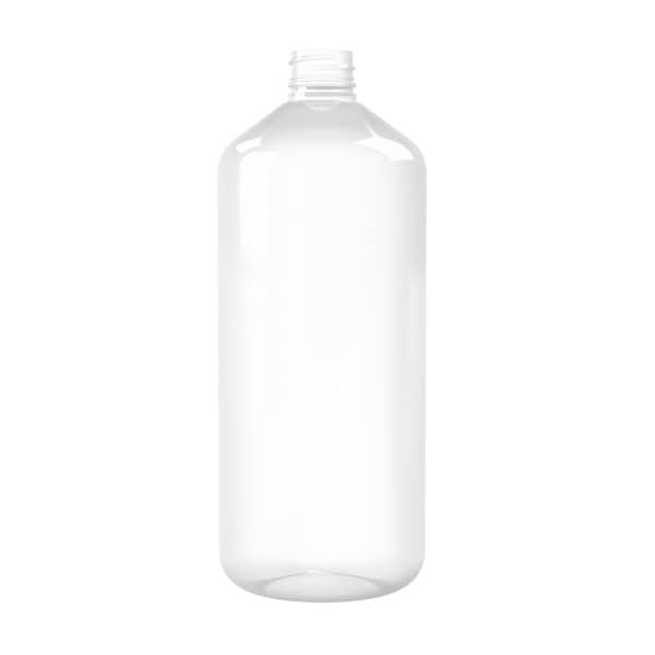 Frasco PET 1000ml M5 cilíndrico 28/410 INV transparente