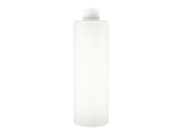 Frasco HDPE 250ml M4 cilíndrico 24/410 INV natural