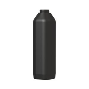 Frasco PP 1000ml quadrado preto