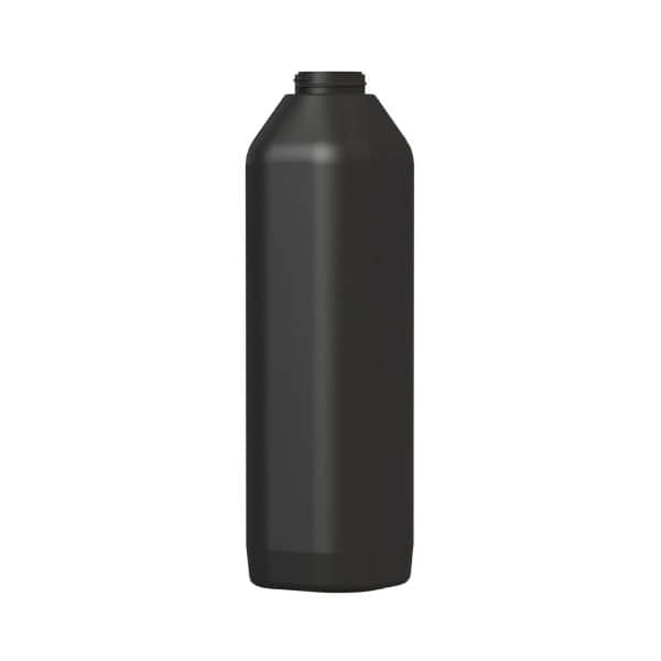 Frasco PP 1000ml quadrado preto