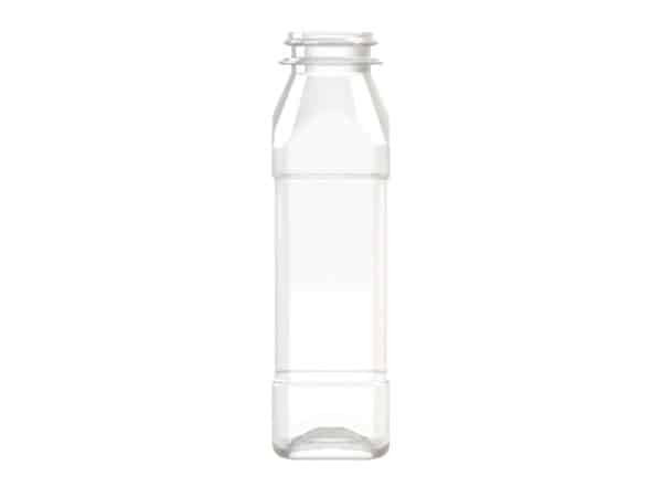 Garrafa PET 100ml M2 quadrada 29-21 transparente