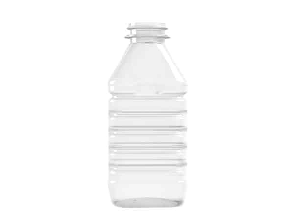 Garrafa PET 200ml retangular 29-21 transparente