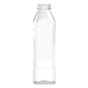 Garrafa PET 250ml M2 quadrada 29-21 transparente