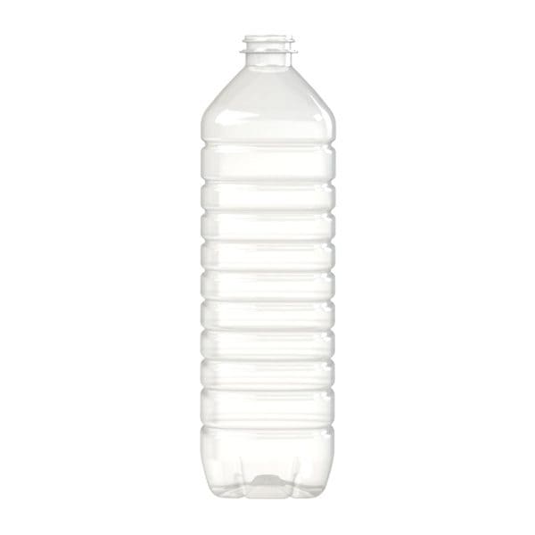 Garrafa PET 1000ml M1 quadrada 29-21 V2 transparente