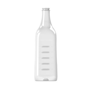 Garrafa PET 1000ml M2 quadrada 29-21 transparente 43g
