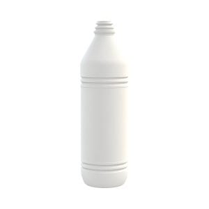 Garrafa HDPE 1000ml lixivia branca
