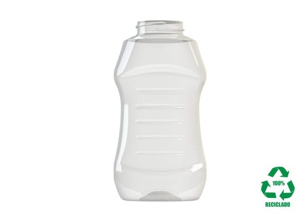 Frasco rPET100 250ml TDM1 38/400 transparente