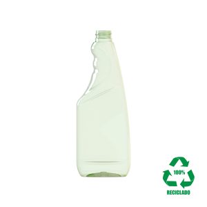 Frasco rPET100 500ml trigger M1 transparente