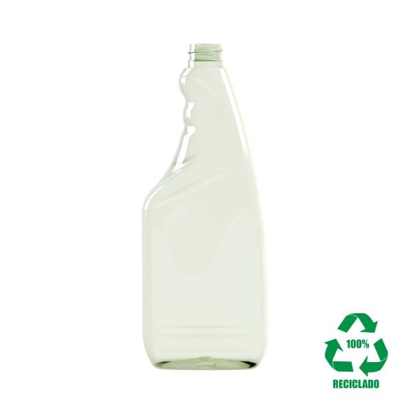 Frasco rPET100 750ml trigger M1 transparente