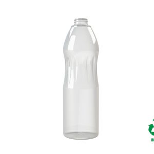 Frasco rPET100 900ml Top Down Transparente