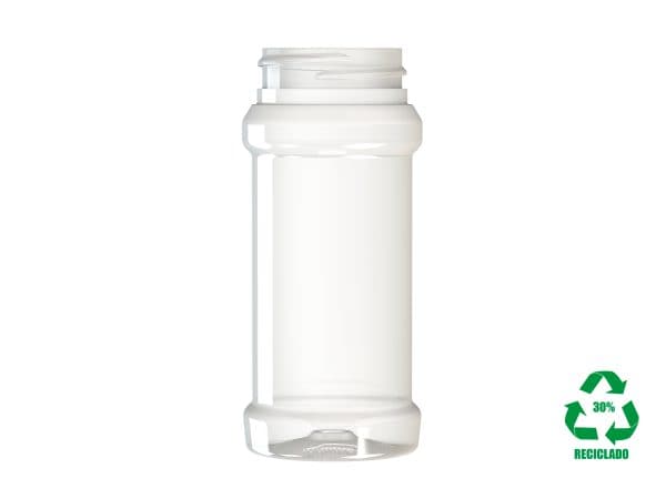 Frasco rPET30 75ml M1 cilíndrico especiarias 38-400 transparente