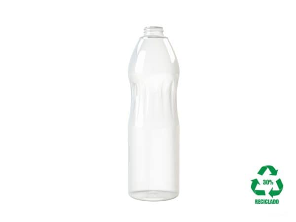 Frasco rPET30 900ml Top Down Transparente